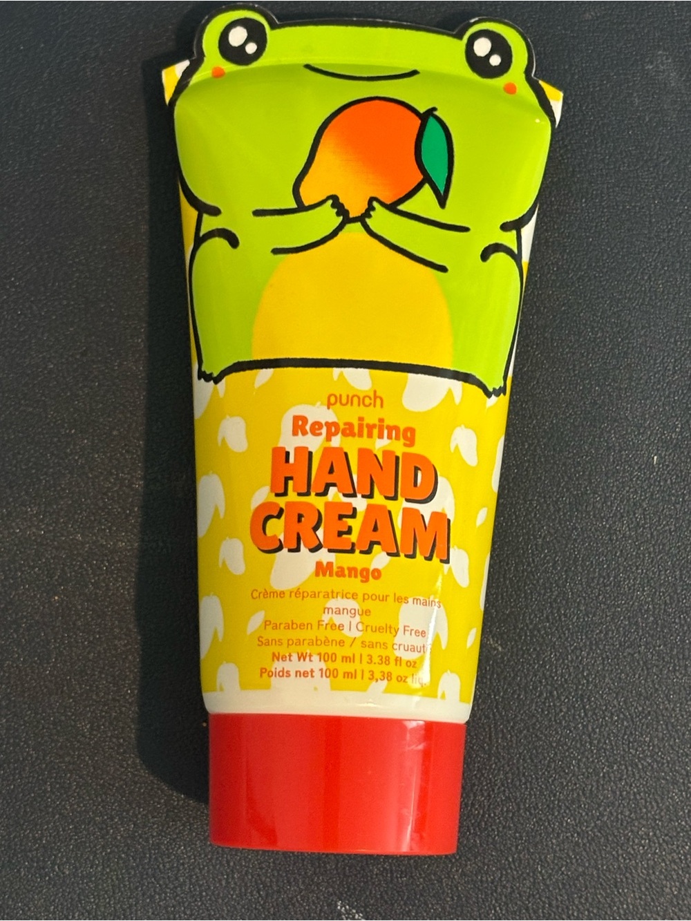 Mango Repairing Hand Cream — Bright Green & Yellow